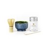 Matcha čaj set - Kasai 50g (plechovka) modrá